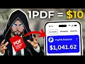 How I earn 10 for every PDF I create using AI