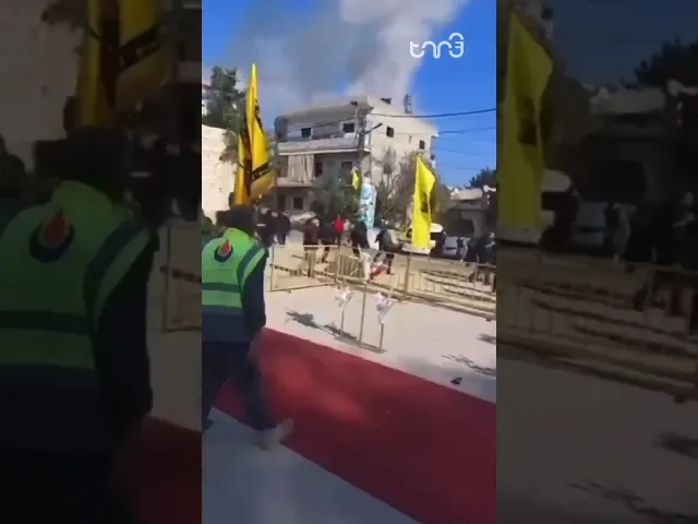 ⁣Israeli drone targets home near a funeral procession in Southern Lebanon.