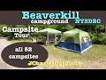 Beaverkill Campground Site Tour ALL 52 campsites NYSDEC campground in Roscoe NY Catskill Mountains