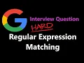 Regular Expression Matching - Dynamic Programming Top-Down Memoization