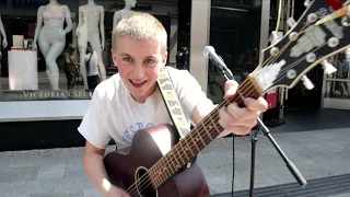 Bruce Springsteen (BORN TO RUN) Brilliantly Performed by 16 Year Old Rhys McPhillips 