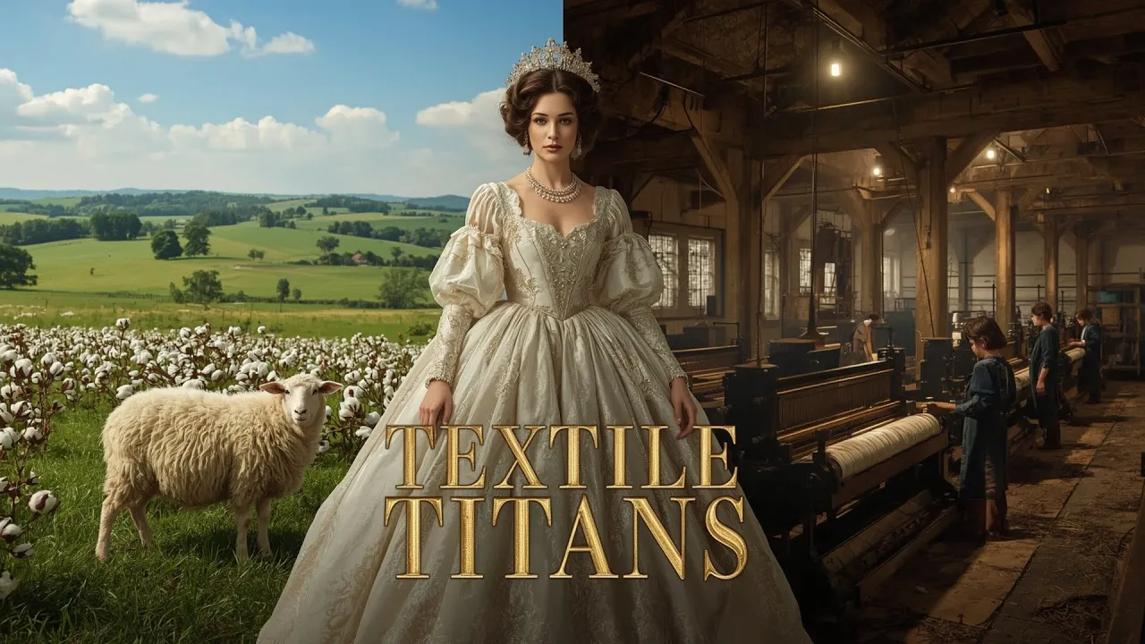 Textile Titans – Cotton, Wool & the Factory System #history @HISTORY