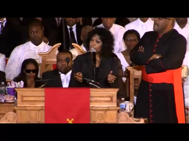 Cece Winans Whitney Houston's Funeral