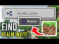How To Find Minecraft Realm Invite Code Link - Full Guide