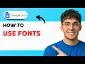 How to Use Google Fonts in Google Docs 2026 Full Guide