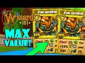 Wizard101 Level 170 Storm PvP MAX Value Myth King Artorius