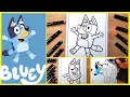 Bluey Coloring Book Page Compilation Bluey - Bingo