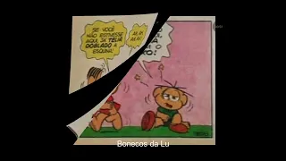 Tirinhas da Turma da Mônica: Cebolinha apanha da Mônica