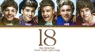 Download One Direction - 18 (Color Coded Lyrics Eng) MP3