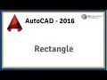AutoCAD 2016 Rectangle Command