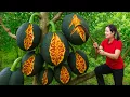 Download Lagu Harvesting Tons of Rare Black Cracked Jackfruits | Sold Out Fast at Village Market by Curious Crowd