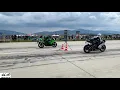 Download Lagu Yamaha R6 vs KAWASAKI NINJA ZX6R 🏍🚦 motorcycle drag race 1/4 mile - 4K