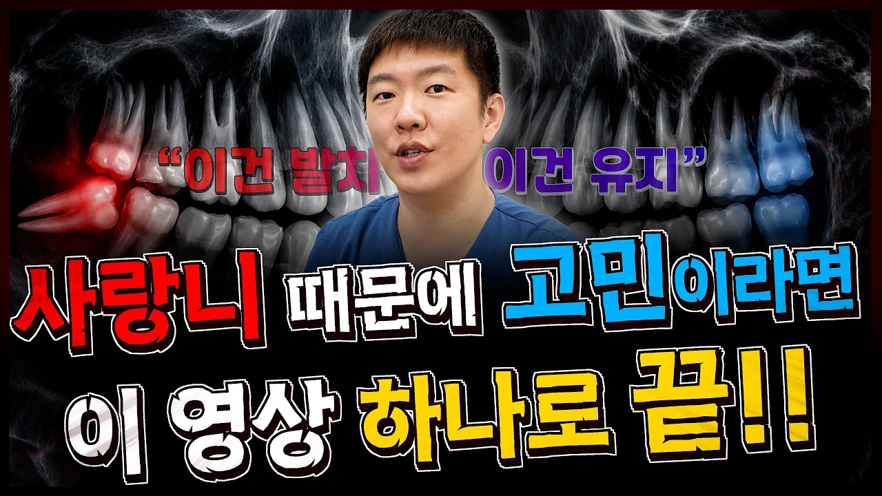 서울대 치과의사가 알려주는 사랑니 발치 완벽 가이드 ㅣ이건 꼭 알고 가세요!