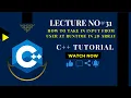 Lecture No How to Take Input from User at Runtime in 2D Array in C Input in 2D Array