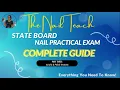 NY STATE BOARD NAIL PRACTICAL EXAM GUIDE Part Three Acrylic Polish Sections The Nail Teach