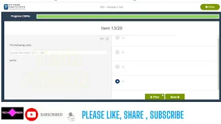 CISCO - PYTHON ESSENTIAL-2 Module-1 5 TEST Answers PCAP