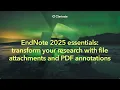 EndNote 2025 essentials - file attachments and PDF annotations