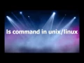 ls command in unix