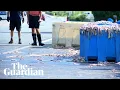 Thousands of pounds of squid spilled on Rhode Island highway
