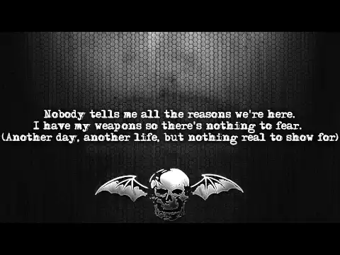 Download MP3 Avenged Sevenfold - M.I.A. [Lyrics on screen] [Full HD]