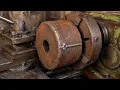 Ultimate Rust Yang Mechanic Massive Zero Meter V-Belt Pulley from Iron Lathe Machine Process
