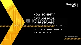 How to Edit a Catalog Page in 60 Seconds