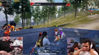 عمرو ينفعل على مروه ودوشا بسبب الاستريم سنايب تربون ببجي 