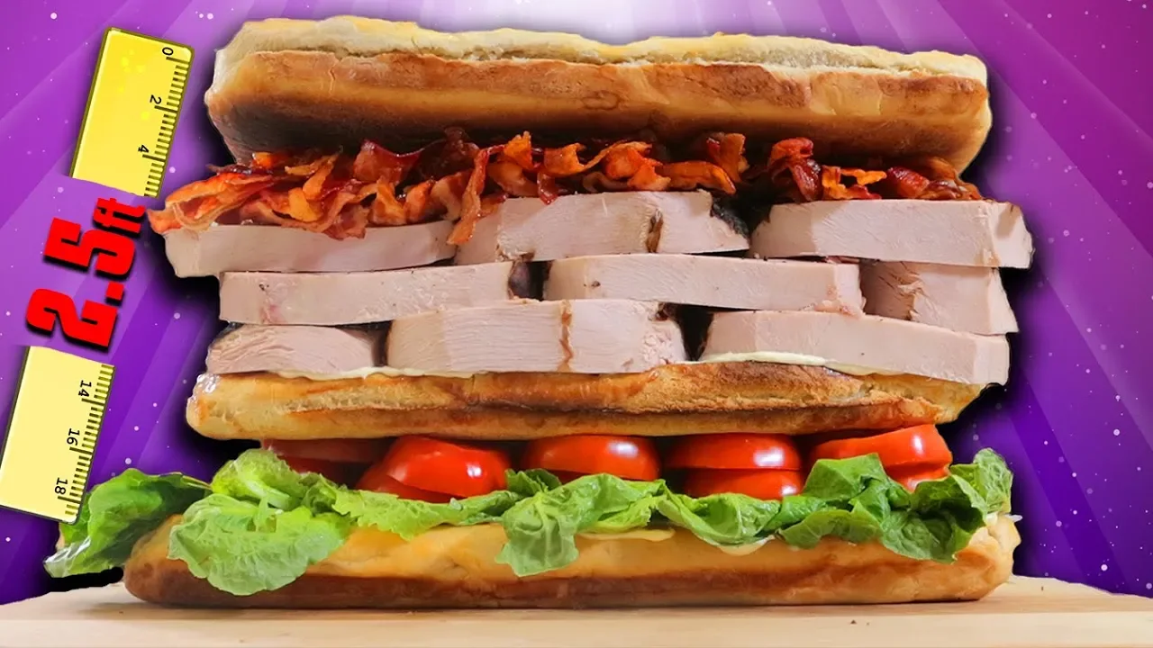 World Record Club Sandwich - Epic Meal Time