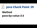 Java Check Point 29 - Method pass-by-value 3-3