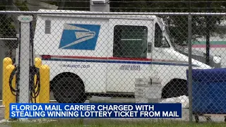 Winning Florida lottery ticket allegedly stolen redeemed by US Postal Service worker