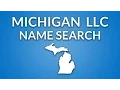 Michigan LLC - Name Search