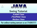 Swing Components in Java Explained JLabel JTextField JButton Constructors Methods