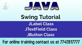 Swing Components in Java Explained JLabel JTextField JButton Constructors Methods