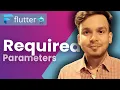 Required Parameters in Dart Dart Tutorial for Flutter Hindi