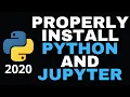 How to install PYTHON and JUPYTER NOTEBOOK 2020 No Errors 3 7 and 3 8