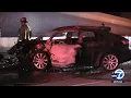 At least 1 killed in wrong-way crash on 91 Fwy in Corona