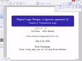 Digital Logic Design Ch 6 part 2 propositional logic - syntax and semantics of Boolean formulas