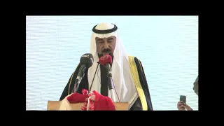 كلمة آمير قبيلة العجمان الشيخ سلطان بن سلمان بن حثلين في حفل المنشد راكان القحطاني دندنها