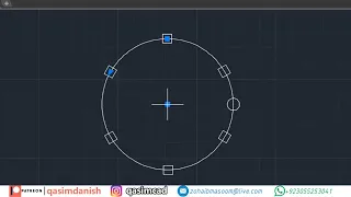 Complete Use of Array Command in AutoCAD Rectangular Polar Path - QasimCAD