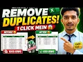 How to Remove Duplicates in Excel in 1 Click Excel Tips Tricks