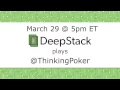 DeepStack AI plays ThinkingPoker