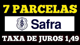 URGENTE! ANTECIPAÇÃO SAQUE ANIVERSÁRIO SAFRA - ANTECIPA ATÉ 7 PARCELAS DO FGTS - NOVA TAXA DE 1,49.