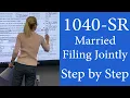 1040sr for Seniors Step by Step Walkthrough of Senior Tax Return 1040SR New IRS Form 1040-SR
