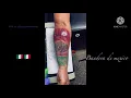 Bandera de mexico tattoo