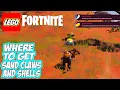 Lego Fortnite - How to Get Sand Claw and Sand Shell Easy