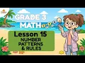 Number Patterns and Rules Grade 3 Math Lesson 15 Math for Kids