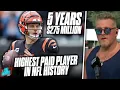 Joe Burrow ly Signs The Largest Contract In NFL HISTORY Pat McAfee Reacts