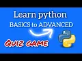 Build a Python Quiz App Step-by-Step Speed Coding