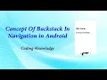Jetpack navigation Backstack android kotlin Navigation tutorial android jetpack compose android