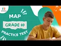 NWEA MAP 10th Grade Practice Questions in Math Reading Language Science